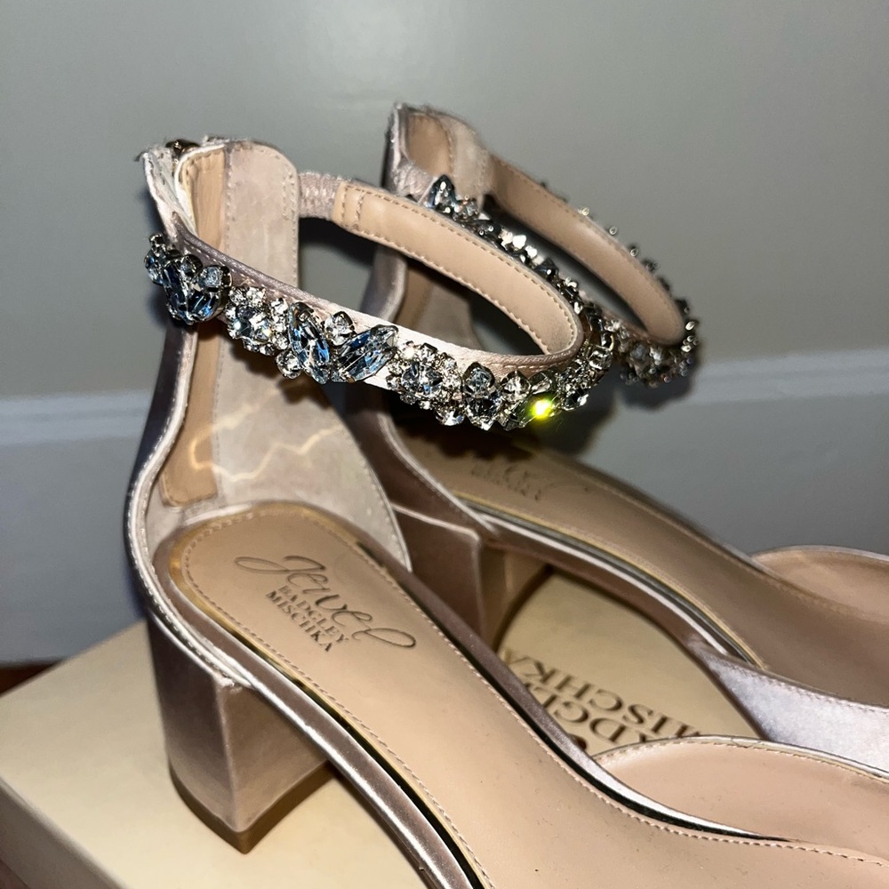 Euc With Box - Jewel Badgley Mischka “Cathleen” Heels View 3